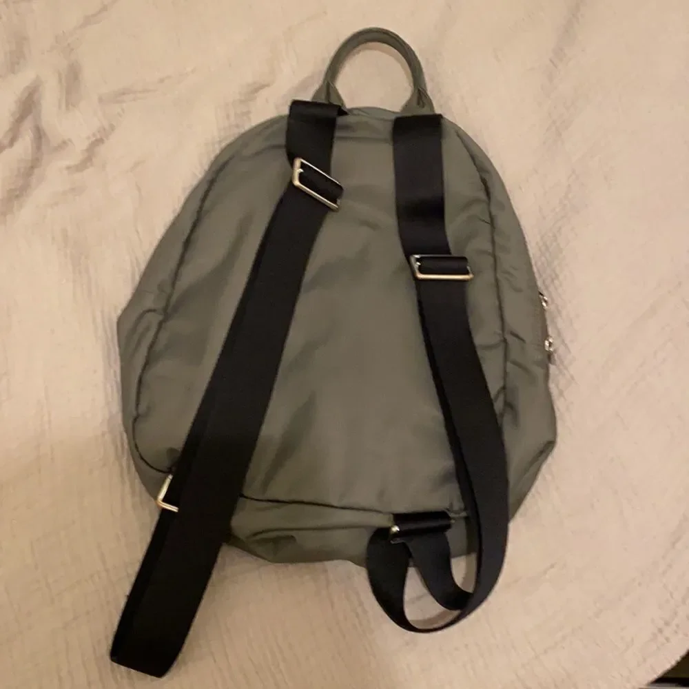 Marc Jacobs nylon gray backpack.